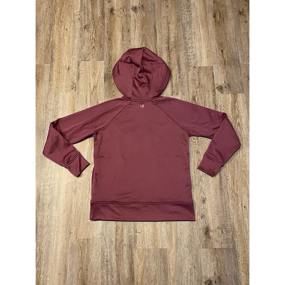 Under Armour Womens Coldgear Fleece Big Logo Hoodie Size Small - Picture 2 of 12